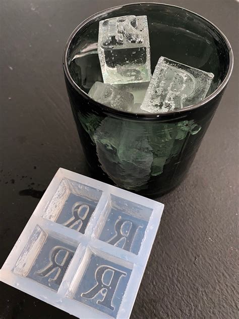 artisanal ice cube trays.